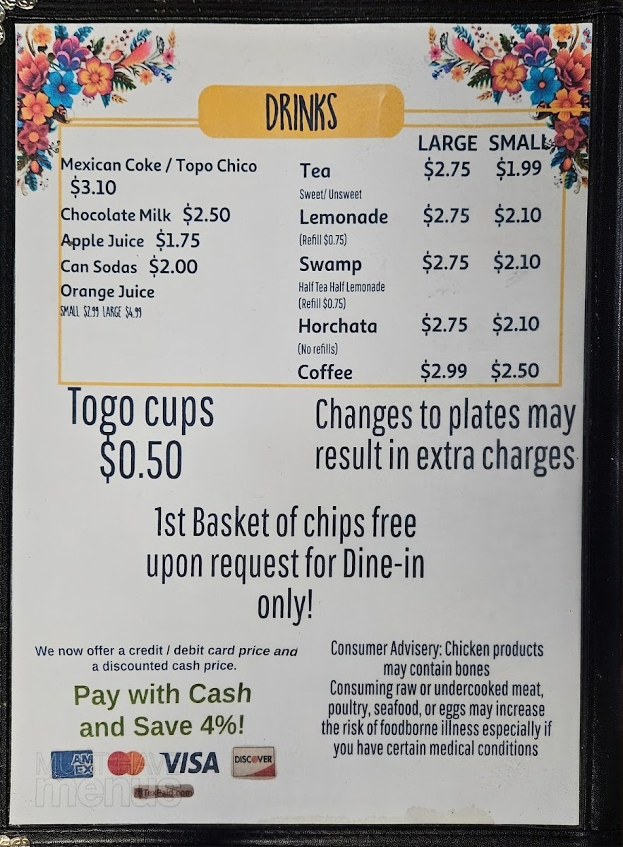 Angel's Mexican Haven Menu - Image 2