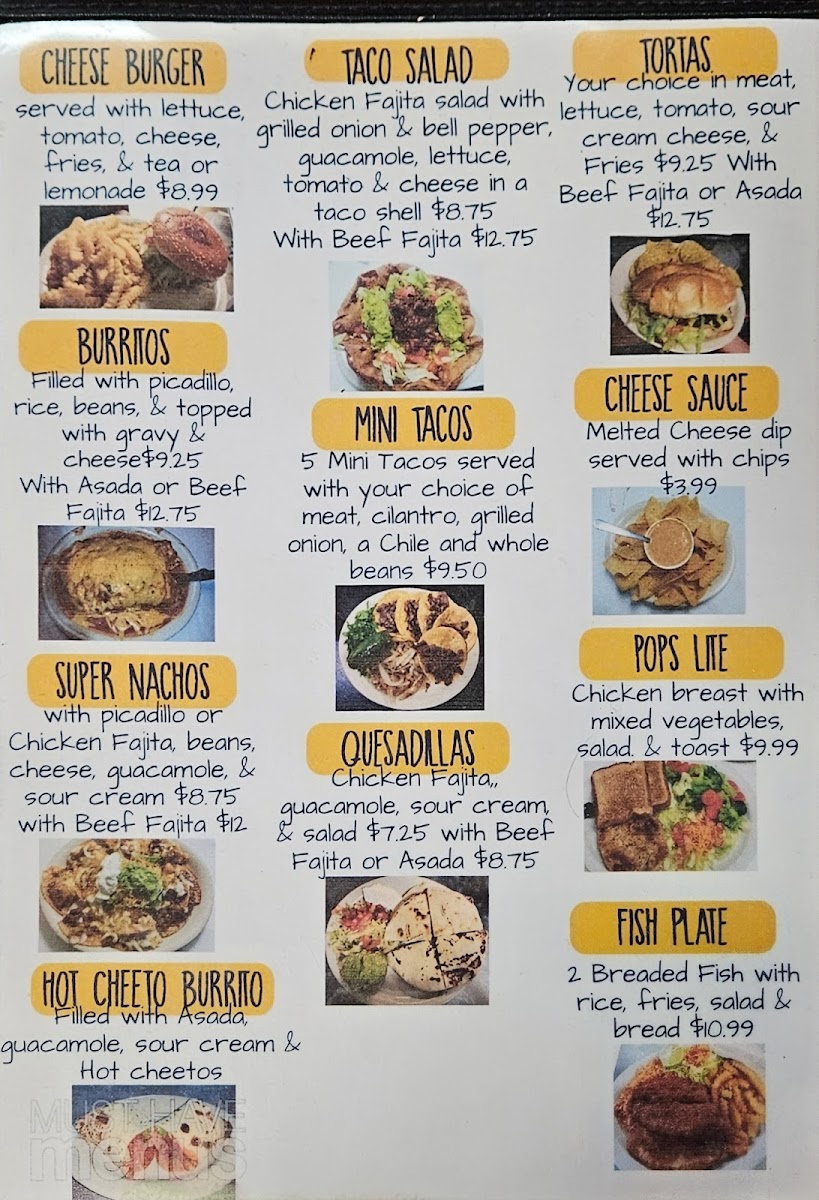 Angel's Mexican Haven Menu - Image 3