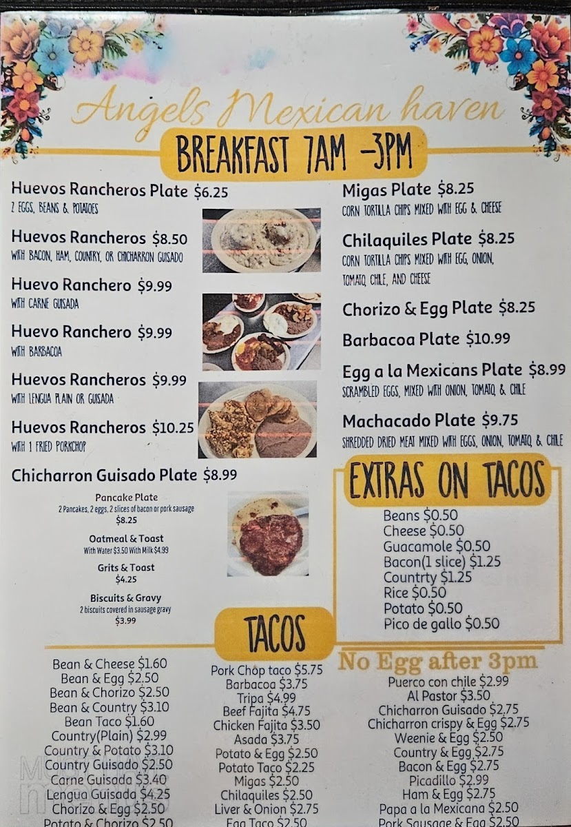 Angel's Mexican Haven Menu - Image 5