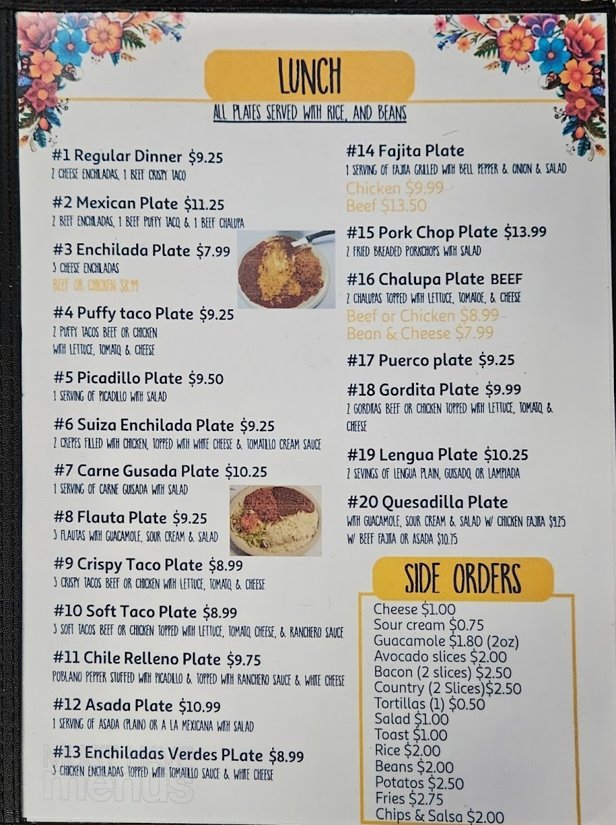 Angel's Mexican Haven Menu - Image 6